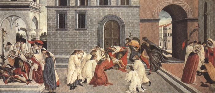 Sandro Botticelli Three miracles of St Zanobius (mk36) Germany oil painting art